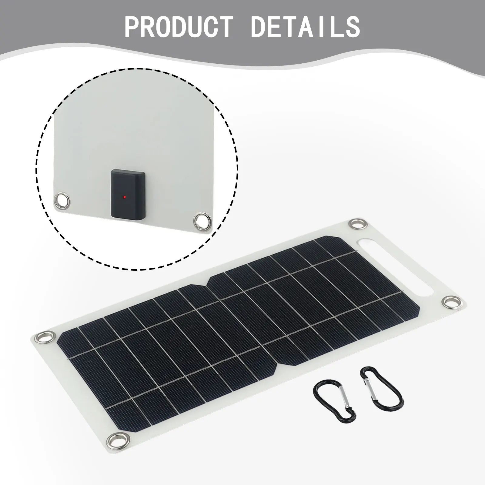 Sustainable Living Usa - 5V Solarpanel 10W 5V 10W Solarladegerät
